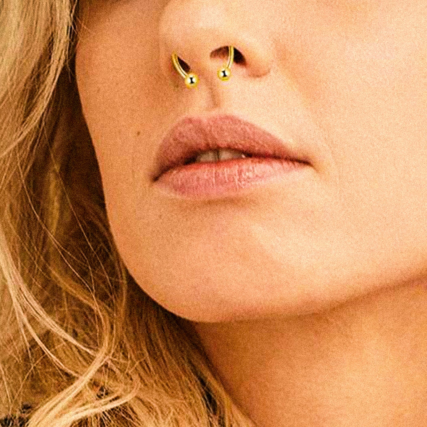 Magnetisk Septum Nese Piercing Sett